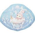 Japan San-X Die-cut Fluffy Floor Mat - Sentimental Circus Shappo : Warm Foamy Soap Night Light Blue - 1