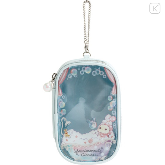 Japan San-X Clear Window Pouch - Sentimental Circus Shappo : Warm Foamy Soap Night - 1