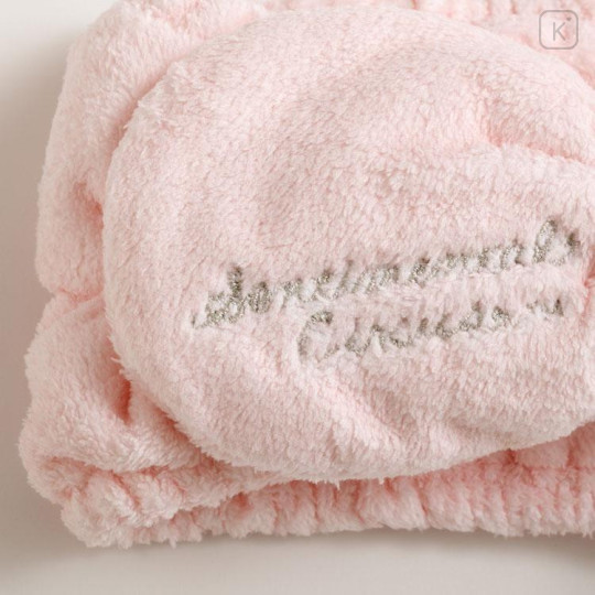 Japan San-X Spa Headband with Ribbon - Sentimental Circus Shappo : Warm Foamy Soap Night Pink - 4