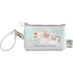 Japan San-X Pass Case Card Holder & Coin Case - Sentimental Circus : Warm Foamy Soap Night