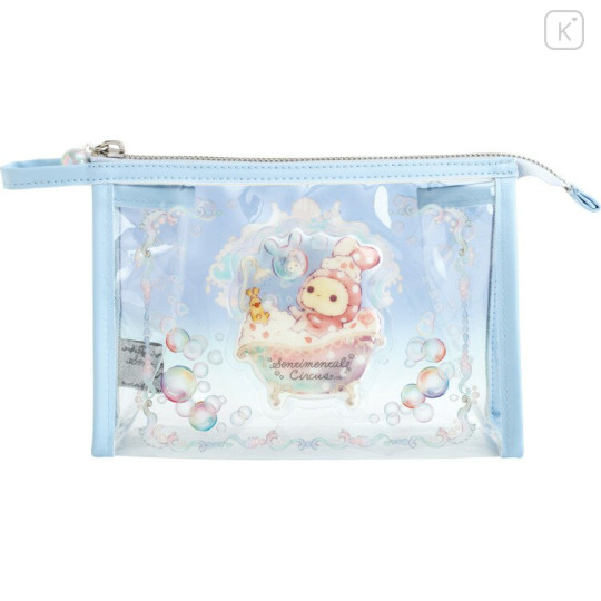 Japan San-X Clear Pouch - Sentimental Circus : Warm Foamy Soap Night - 1