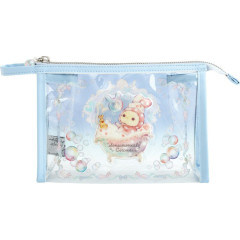 Japan San-X Clear Pouch - Sentimental Circus : Warm Foamy Soap Night