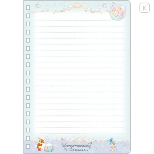 Japan San-X B6SP Notebook - Sentimental Circus : Warm Foamy Soap Night Blue - 2
