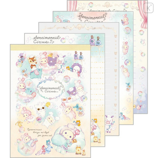 Japan San-X A6 Notepad - Sentimental Circus : Warm Foamy Soap Night - 1