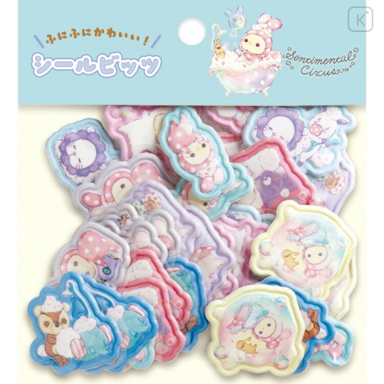 Japan San-X Squishy Sticker - Sentimental Circus : Warm Foamy Soap Night - 1