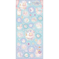 Japan San-X Original Sheet Sticker - Sentimental Circus : Warm Foamy Soap Night Blue - 1