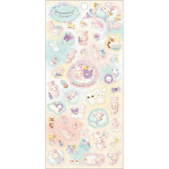 Japan San-X Sheet Sticker - Sentimental Circus Shappo & Spica : Warm Foamy Soap Night