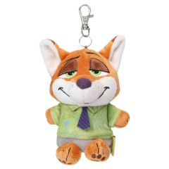 Japan Disney Plush Reel Key Cover - Zootopia : Nick
