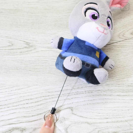 Japan Disney Plush Reel Key Cover - Zootopia : Judy - 3