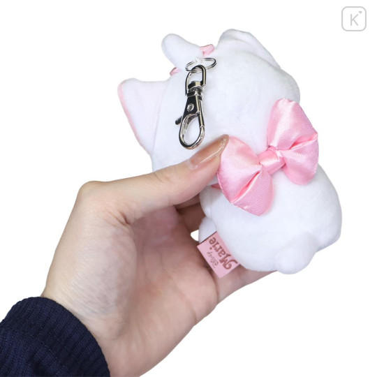 Japan Disney Plush Reel Key Cover - Marie : Cat - 2
