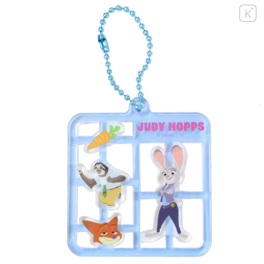 Japan Disney Acrylic Charm Keychain - Zootopia : Judy Model Style - 1