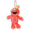 Japan Sesame Street Plush Keychain - Elmo Happy - 1