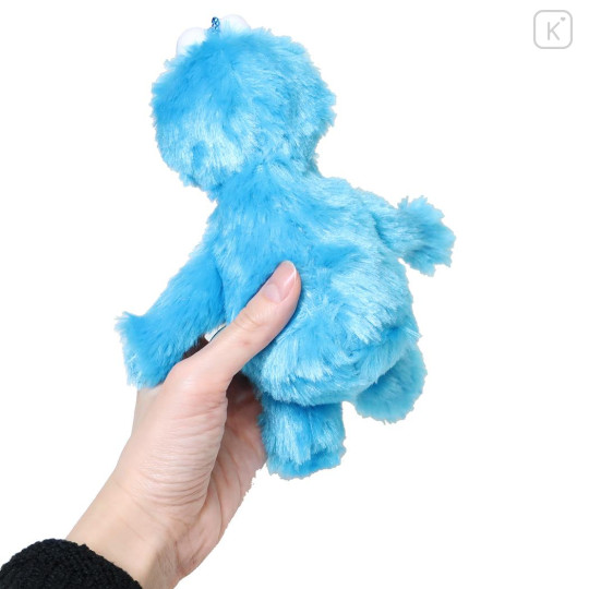 Japan Sesame Street Plush Keychain - Cookie Monster Happy - 2
