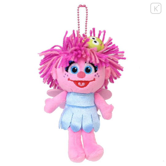 Japan Sesame Street Plush Keychain - Abby Happy - 1