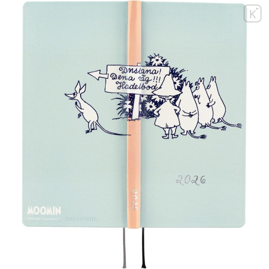 Japan Hobonichi Techo Weeks Hardcover Horizontal Japanese - Moomin To the Outdoor Dance Hall / 2026 Apr / Mon Start - 3