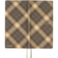 Japan Hobonichi Techo Weeks Hardcover Horizontal Japanese - Shirt Fabric Foggy Plaid / 2026 Apr / Mon Start - 3