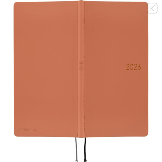Japan Hobonichi Techo Weeks Softcover Horizontal Japanese - Smooth Milk Cocoa / 2026 Apr / Mon Start - 3