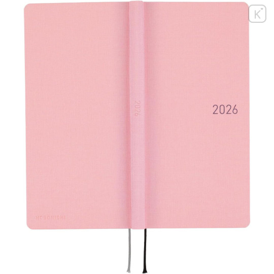 Japan Hobonichi Techo Weeks Hardcover Horizontal Japanese - Strawberry Milk / 2026 Apr / Mon Start - 3