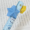 Japan Chiikawa Two Color Mimi Pen - Hachiware : Star Blue - 2