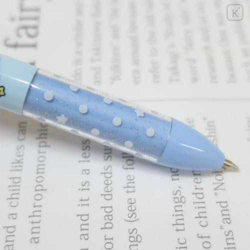 Japan Chiikawa Two Color Mimi Pen - Hachiware : Star Blue - 4
