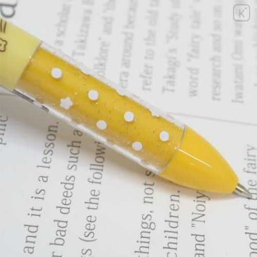 Japan Chiikawa Two Color Mimi Pen - Usagi : Star Yellow - 4