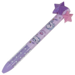 Japan Chiikawa Two Color Mimi Pen - Momonga : Star Purple
