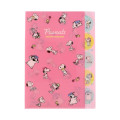 Japan Peanuts 5 Pockets A4 Index File Holder - Snoopy & Woodstock : Family Pink - 1