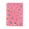 Japan Peanuts 5 Pockets A4 Index File Holder - Snoopy & Woodstock : Family Pink - 2