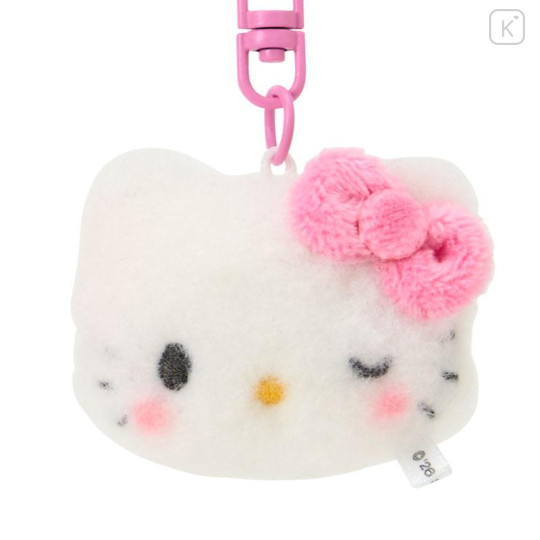 Japan Sanrio Original Plush Mascot Keychain - Hello Kitty : Matching Smiley Faces - 4