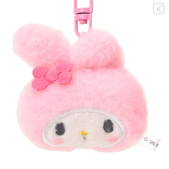 Japan Sanrio Original Plush Mascot Keychain - My Melody : Matching Smiley Faces - 3