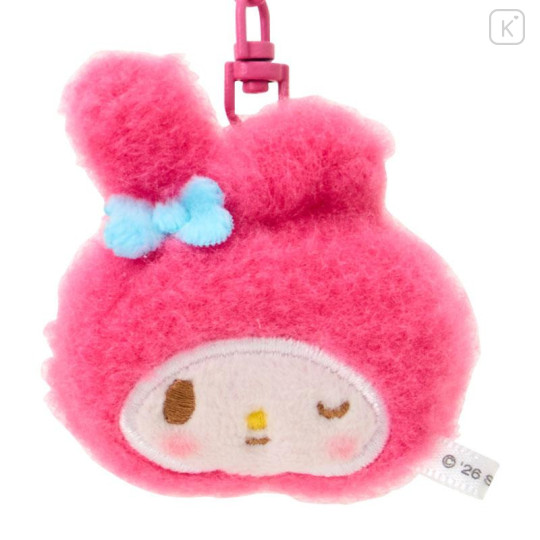 Japan Sanrio Original Plush Mascot Keychain - My Melody : Matching Smiley Faces - 4