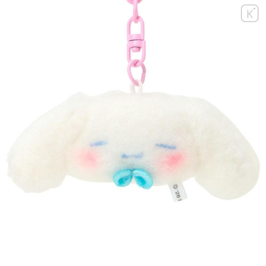 Japan Sanrio Original Plush Mascot Keychain - Cinnamoroll : Matching Smiley Faces - 4