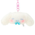 Japan Sanrio Original Plush Mascot Keychain - Cinnamoroll : Matching Smiley Faces - 4