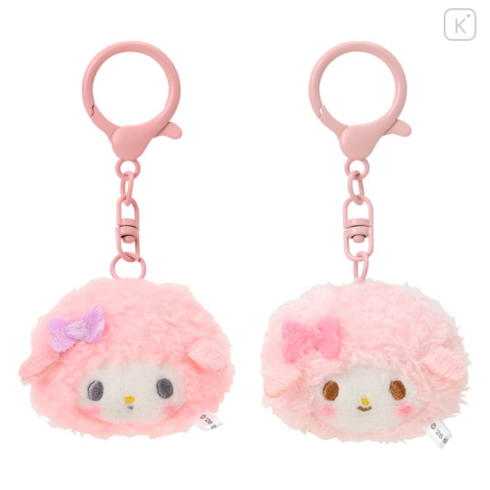 Japan Sanrio Original Plush Mascot Keychain - My Sweet Piano : Matching Smiley Faces - 1