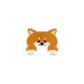 Japan Die-cut Clip - Jittome Dog Shiba Inu - 3