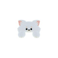 Japan Die-cut Clip - Jittome Dog Chihuahua White - 3