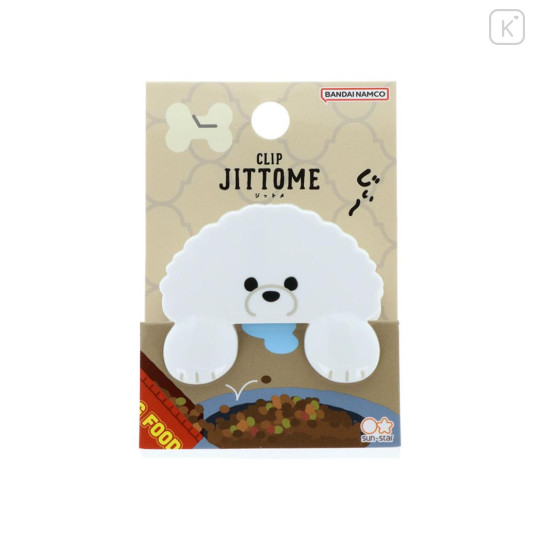 Japan Die-cut Clip - Jittome Dog Bichon Frise White - 1