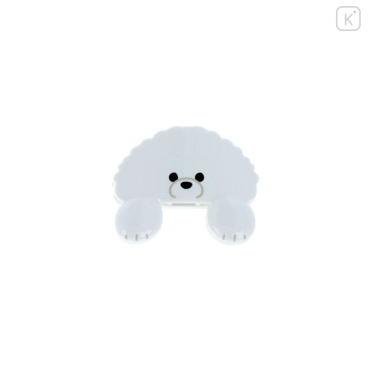 Japan Die-cut Clip - Jittome Dog Bichon Frise White - 3