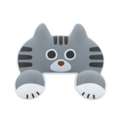 Japan Die-cut Clip - Jittome Cat Mackerel Tabby