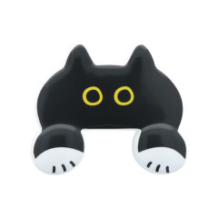 Japan Die-cut Clip - Jittome Cat Black