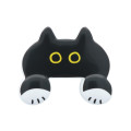 Japan Die-cut Clip - Jittome Cat Black - 1