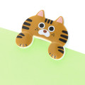 Japan Die-cut Clip - Jittome Cat Tabby Brown - 3