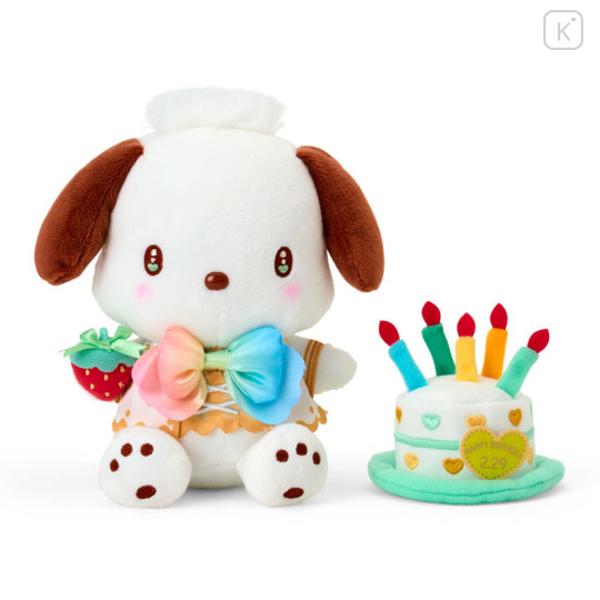 Japan Sanrio Original Plush Toy Set - Pochacco : Birthday Celebration - 1