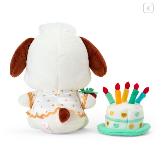 Japan Sanrio Original Plush Toy Set - Pochacco : Birthday Celebration - 2