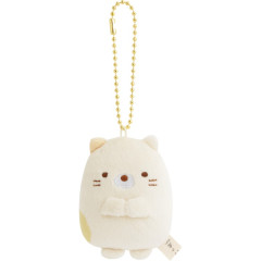 Japan San-X Keychain Plush - Sumikko Gurashi : Neko Smartphone Screen Cleaner