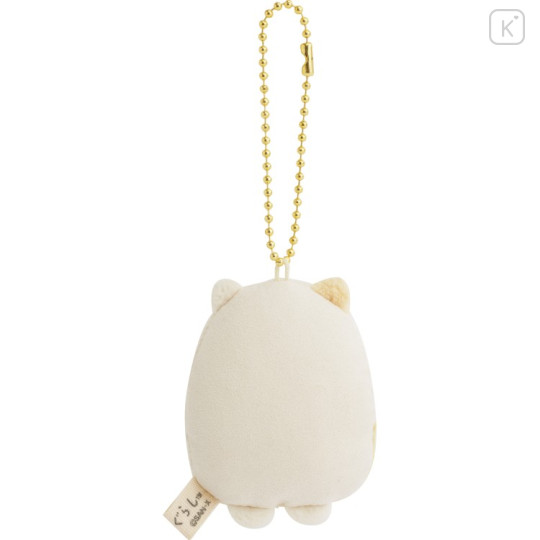 Japan San-X Keychain Plush - Sumikko Gurashi : Neko Smartphone Screen Cleaner - 2