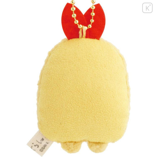 Japan San-X Keychain Plush - Sumikko Gurashi : Ebifurai no Shippo Fried Shrimp Tail Smartphone Screen Cleaner - 4