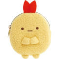 Japan San-X Mascot Mini Pouch - Sumikko Gurashi : Ebifurai no Shippo Fried Shrimp Tail - 1