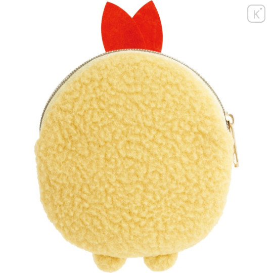Japan San-X Mascot Mini Pouch - Sumikko Gurashi : Ebifurai no Shippo Fried Shrimp Tail - 2