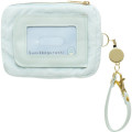 Japan San-X Mini Pouch & Pass Case Card Holder with Reel - Sumikko Gurashi : Tokage Face - 3